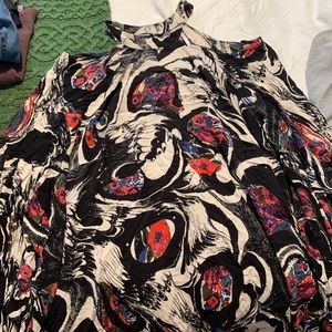 Free People multi colored tunic